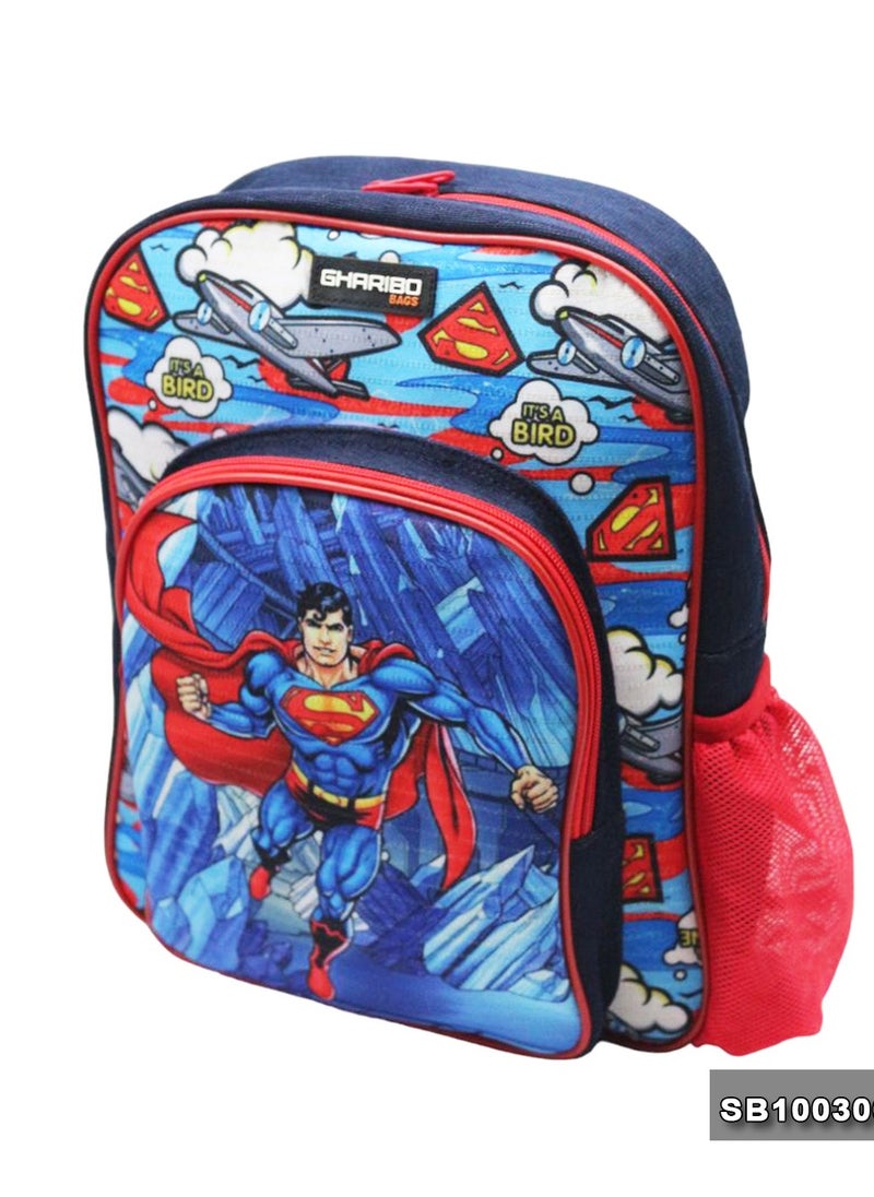 Gharibo Bags - School backpack Size 13 SuperMan - Image 1