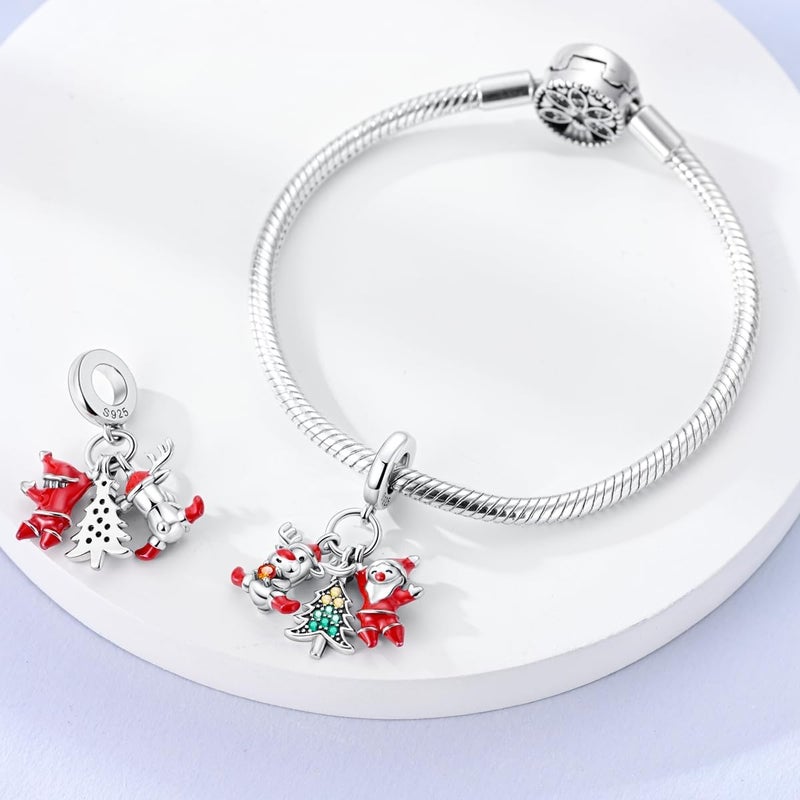 MULA 925 Sterling Silver Charms for Bracelets and Necklaces Airplane Passport Dangle Pendants Beads Butterfly Dragonfly Charms Jewelry Charm for Women - Image 2