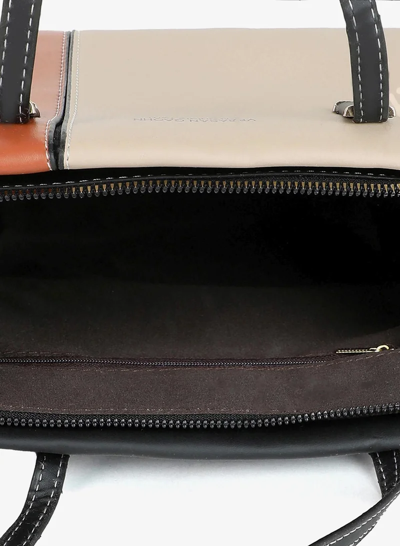 Haute Sauce  Big Tri Colour Tote Bag for Women | Best Price UAE