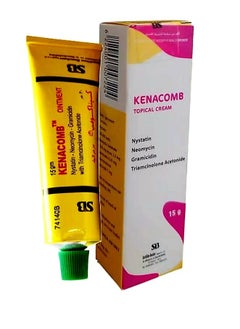 Kenacomb Anti-inflammatory, anti-allergic and anti-fungal cream 15g  - Image 1