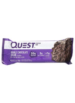 QUEST NUTRITION Quest Nutrition, Protein Bar, Double Chocolate Chunk, 12 Bars, 2.12 oz (60 g) Each  - Image 3
