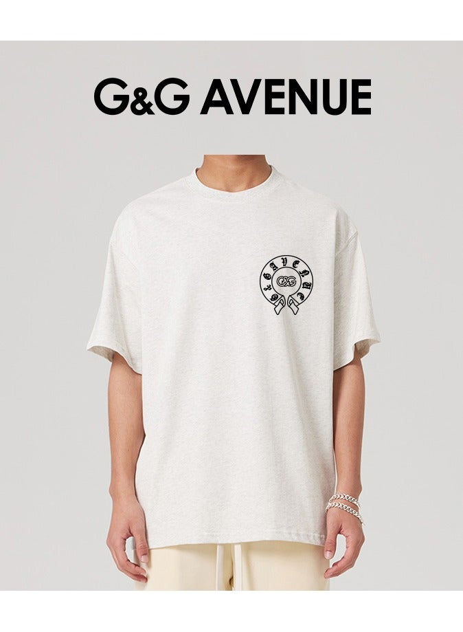 G&G AVENUE Heavy cotton fabric Premium Unisex Cotton T-Shirt - Neutral Fit for All Oversized  - Image 5