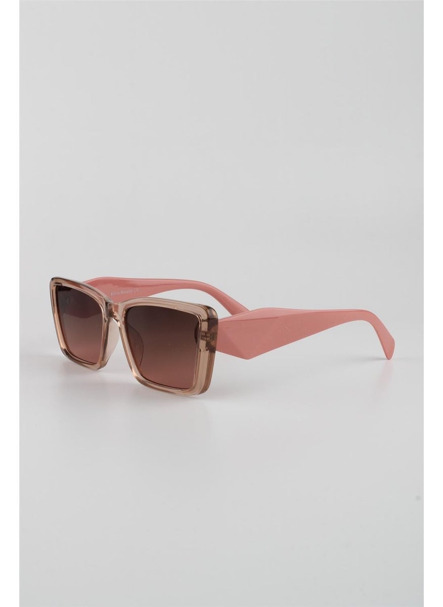 Silvio Monetti Pink Matte UV400 Filter Women's Sunglasses G24SMS2301R04  - Image 2