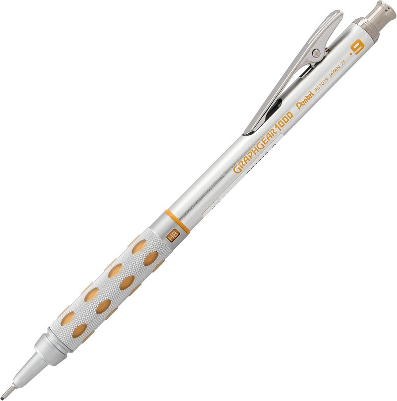 بنتل GraphGear 1000 قلم رسم آلي (0.9 مم)، لمسات صفراء - Image 1