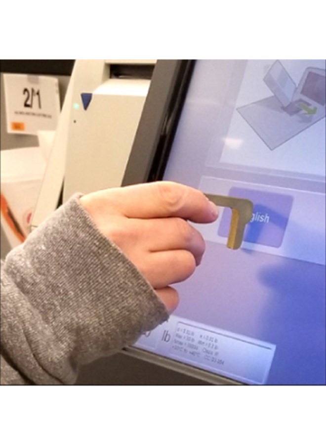 NIBEMINENT EDC Elevator Button Door Opener Closer Gold 10cm - Image 3