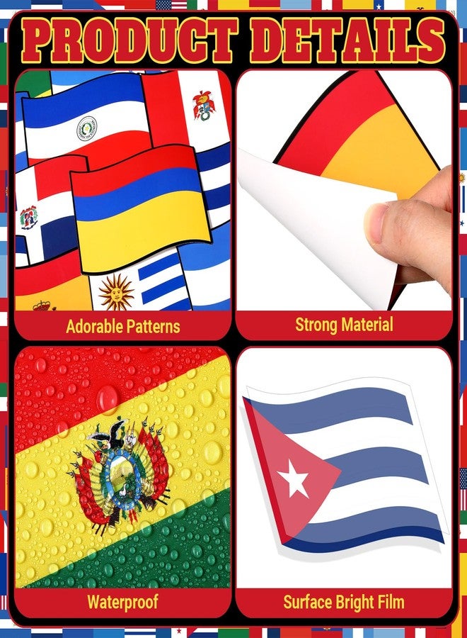 Containlol Hispanic Heritage Month Bulletin Board Decorations Latin American Classroom Decor Spanish Flags Cutouts for National Hispanic Classroom School Party Supplies (Tree) - Image 3