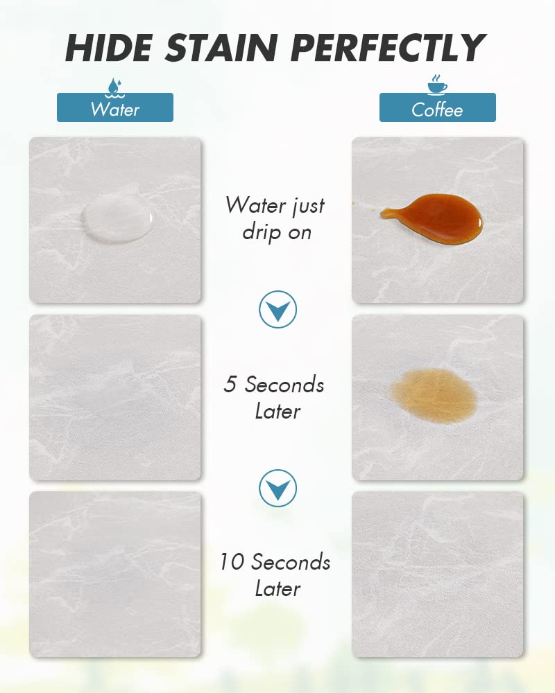 AMOAMI Coffee Mat Hide Stain Rubber Backed Absorbent Dish Drying Mat for Kitchen Counter - Fits Under Coffee Maker or Machine - Image 2