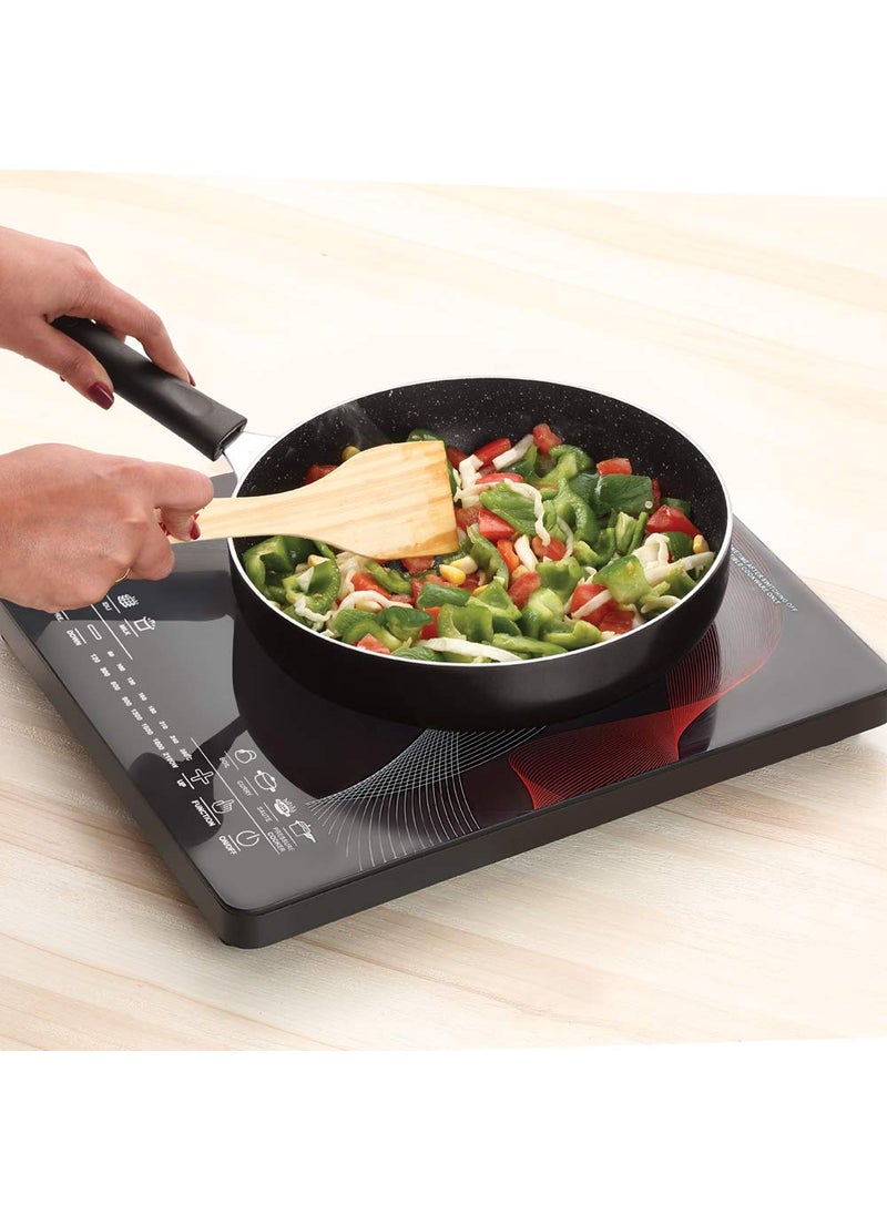 ANJALI - Anjali Fab Nonstick Granita Induction 3 Pcs Gift Set, Black - Image 1