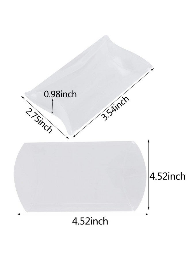 LOCOLO 70 Pcs 3.54 X 2.75 X 0.98 Inch Clear Plastic Pillow Gift Boxes Candy Treat Gift Box Transparent Party Favor Boxes Sweet Bags For Wedding Bridal Shower Baby Shower Birthday Party Supplies - Image 3