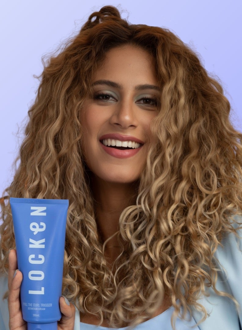 LOCKEN LEAVE-IN DEFINITION CREAM – Defines, De-Frizzes & Styles Curly Hair – With Shea Butter, Argan Oil & Provitamin B5 – For Smooth, Long-Lasting Curls (200ml) - Image 2