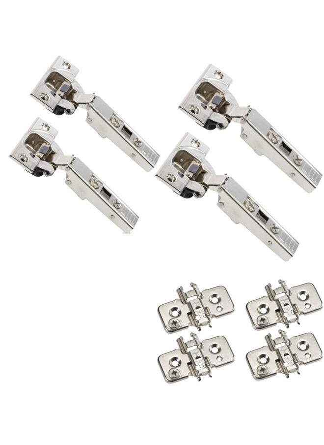 Blum Blum 110 Degree Cliptop 71B3550 Soft Close Hinges - Full Overlay Soft Close Frameless Application kit Includes Screws  - Image 1