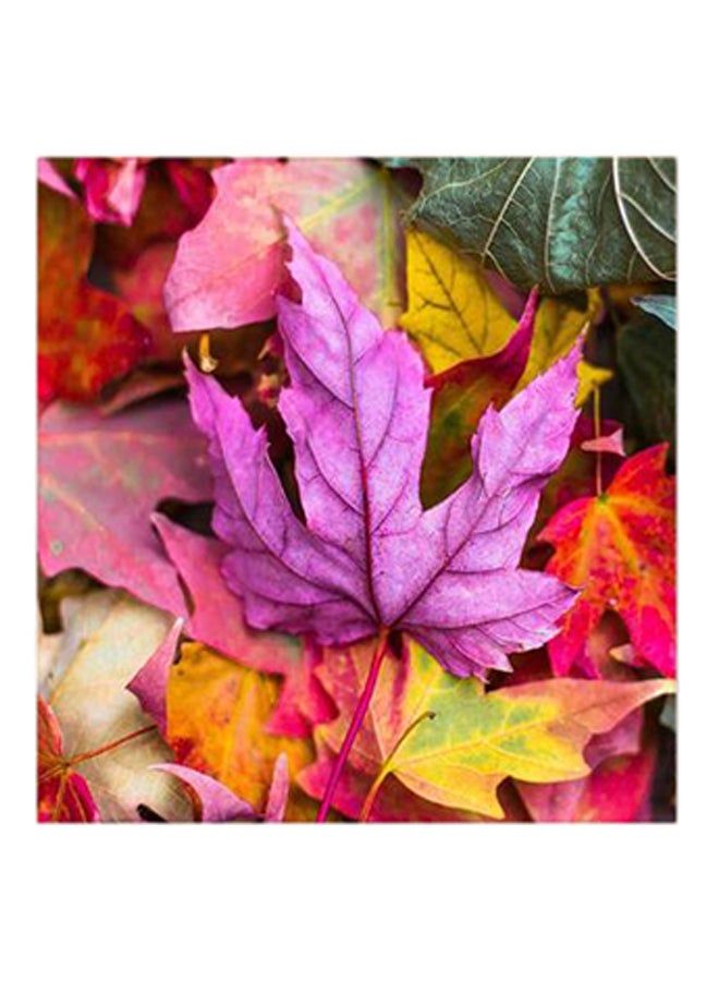 RYN Colorful Leaves MDF Wall Art Multicolour - Image 2