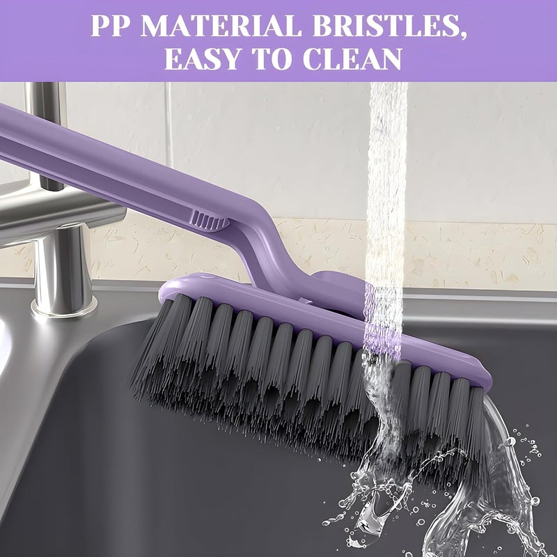 Sajo Fashion Sajo Fashion MultiFunction Bathroom Plastic Cleaning BrushTiles Cleaning BrushHard Bristle Rotating Crevice Gap Cleaning Brushes for BathroomFloor Cleaner Brush  - Image 3