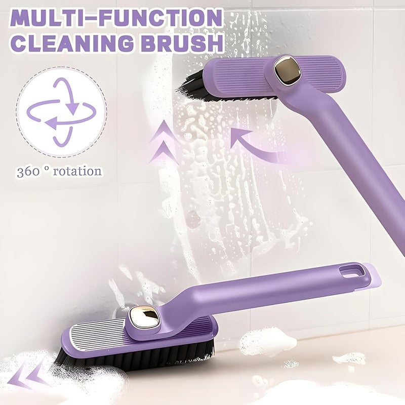 Sajo Fashion Sajo Fashion MultiFunction Bathroom Plastic Cleaning BrushTiles Cleaning BrushHard Bristle Rotating Crevice Gap Cleaning Brushes for BathroomFloor Cleaner Brush  - Image 4
