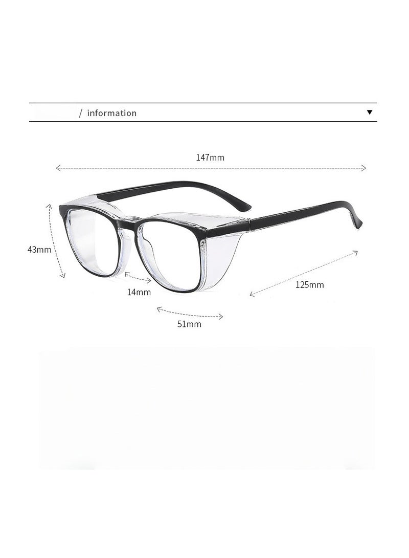 Winner Safety Glasses Goggles women men saftey Anti Fog Clear Eye Protective Goggles Protection Safety Glasses Transparent transparent - Image 2