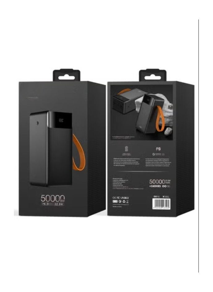 KPG508 50000mAh Portable Power Bank - Type-C Input Output and Lightning Input 22.5W