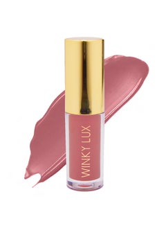 Winky Lux Winky Lux Very There Lip Oil Hydrating Nude Pink Tint with Jojoba Oil NonSticky Glossy Lip Oil Tinted Pink Gloss for Juicy Lip Muse 