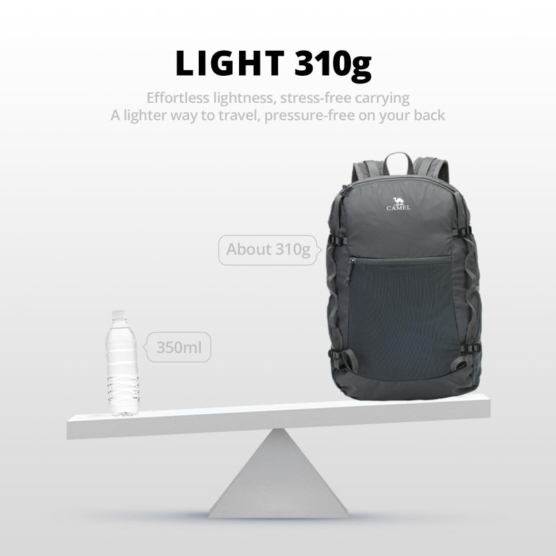 CAMEL CROWN Foldable Hiking Backpack Lightweight Travel Backpack Waterproof Small packable backpack Men's and Women's 20L - Image 5