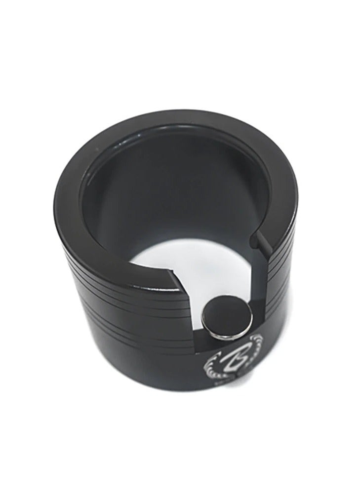 بريستا سبيس محطة دك، ارتفاع قابل للتعديل، من الفولاذ المقاوم للصدأ الممتاز، مثالية لضغط الإسبريسو المتسق، 53 مم - أسود - Image 3