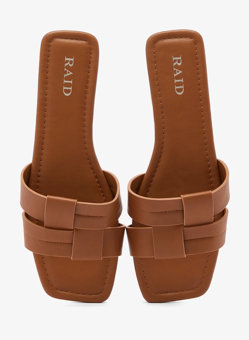RAID  Casual Flat Slide Sandals for Women | Best Price UAE