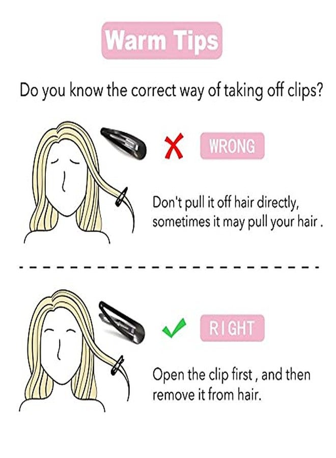 دوفاش مجموعة دوفاش من 20 قطعة من مشابك الشعر المعدنية المصنوعة من الإيبوكسي، بطول 5 سم/2 بوصة، إكسسوارات شعر للبنات (لون السلحفاة). - Image 5