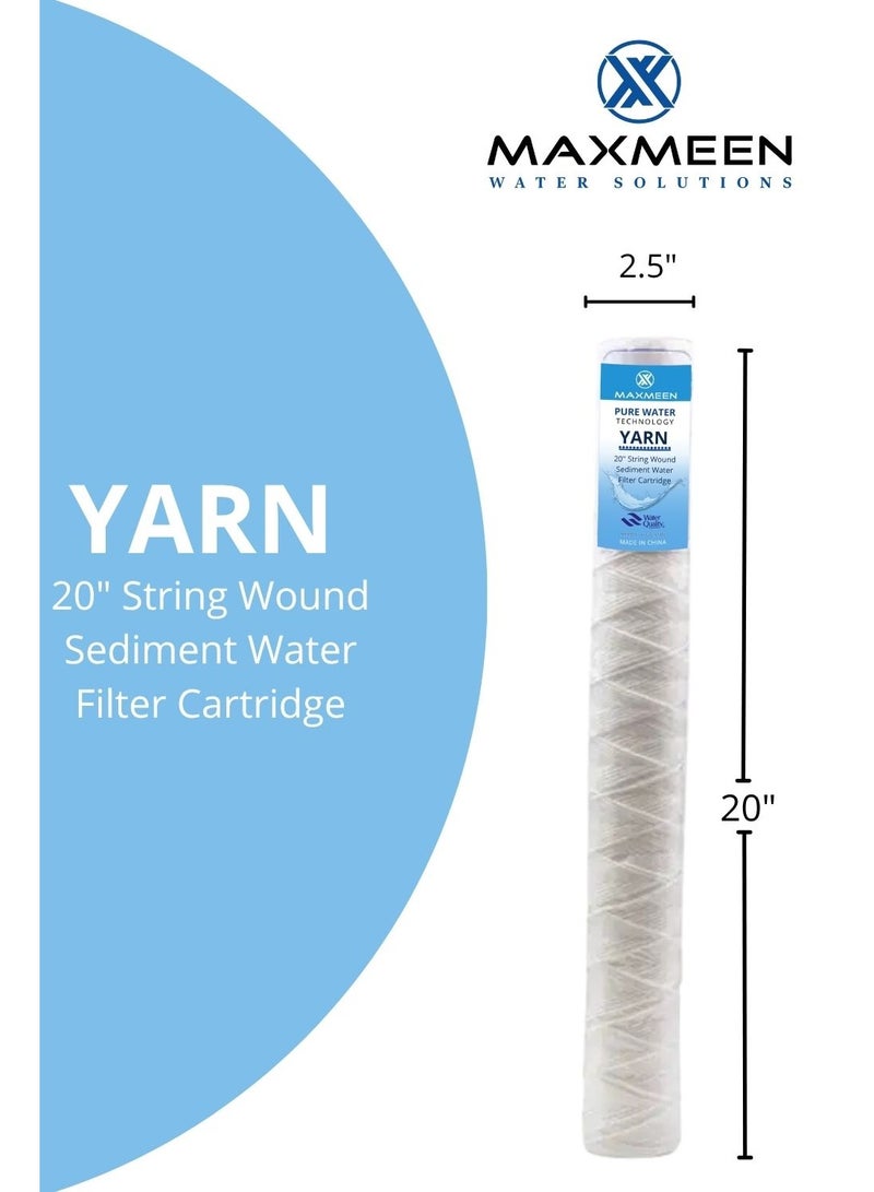 ماكسمين غيار فلتر مياه خيوط قطنية 20 بوصة –  ماكسمين - Image 1