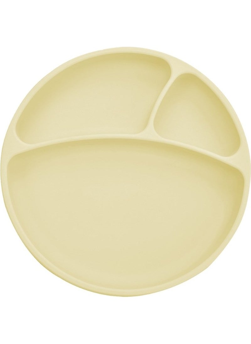 OiOi Vacuum Base Silicone Plate Yellow 