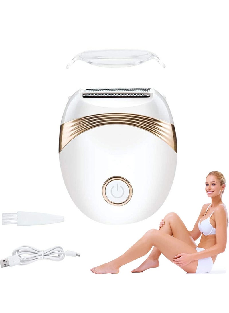 general إزالة الشعر الكهربائية، ماكينة تشذيب البيكيني للنساء، رطبة وجافة، ماكينة حلاقة للسيدات قابلة لإعادة الشحن، رأس حلاقة سهل وسريع، إزالة الشعر من الجسم والساقين وتحت الإبطين - Image 1