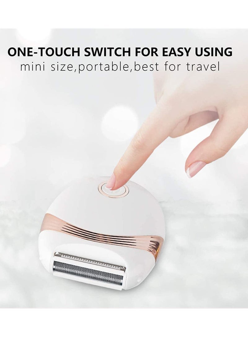 general إزالة الشعر الكهربائية، ماكينة تشذيب البيكيني للنساء، رطبة وجافة، ماكينة حلاقة للسيدات قابلة لإعادة الشحن، رأس حلاقة سهل وسريع، إزالة الشعر من الجسم والساقين وتحت الإبطين - Image 4