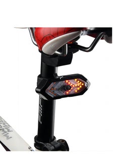 Generic Smart Bike Turn Signal USB Rechargeable Bicycle Taillight Rear Light  - Image 4