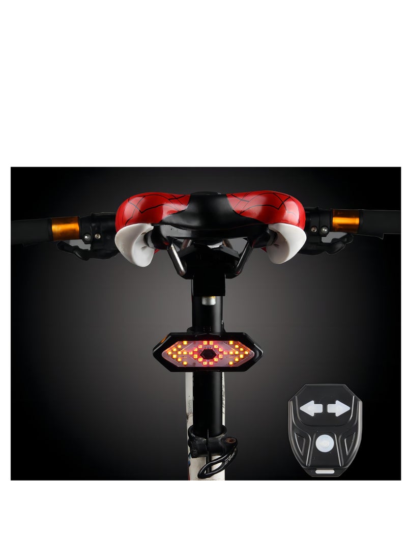 Generic - Smart Bike Turn Signal USB Rechargeable Bicycle Taillight Rear Light - Image 1