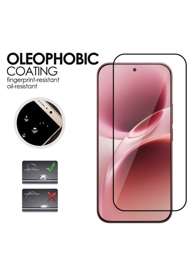 CoomBe 3 in 1 vivo V70 Screen & Camera Lens Protector, Full Coverage 9H Tempered Glass Film, HD Clear Scratch Resistant, Bubble-Free - Image 3