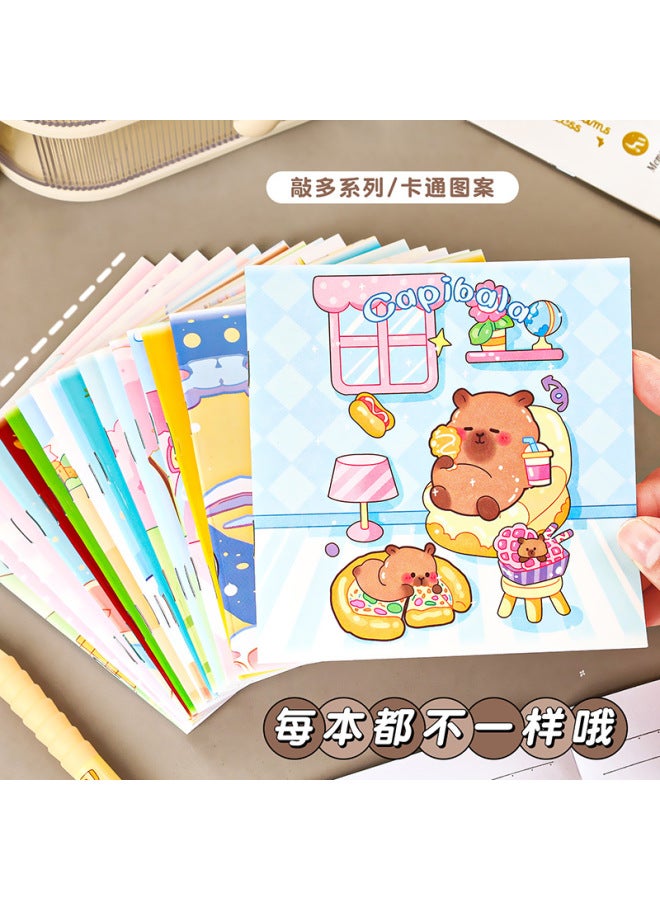 HELPS Creative Cartoon Pocket Notebooks, Student Mini High-value Staple-bound Lined Notepads, Cute Portable Small Notebooks - Image 2