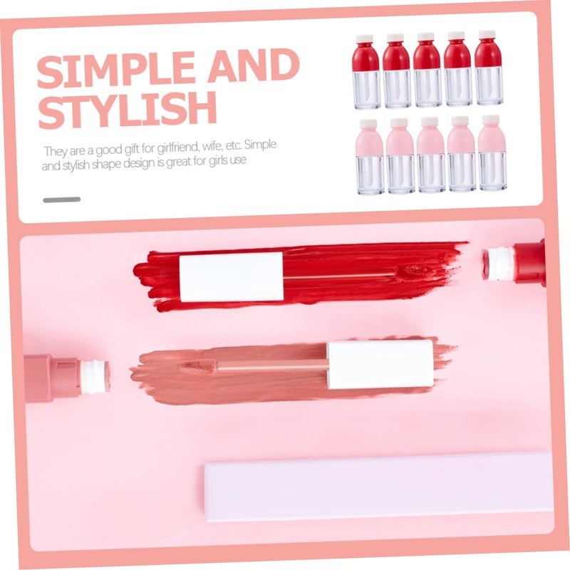 Didiseaon 10pcs Bottle Diy Lip Gloss Tubes Travel Lip Balm Containers Portable Toiletry Bottles for Women - Image 2