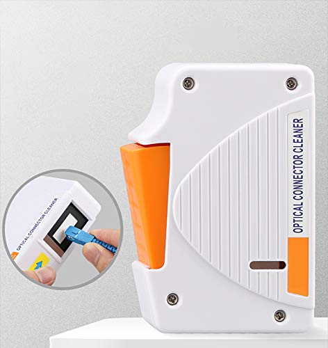 D YEDEMC Fiber Optic Connector Cleaning Kit with 1.25mm / 2.5mm Cleaner Pens & Cassette and Replacement Tapes for FC SC ST LC MU Connectors - Image 2