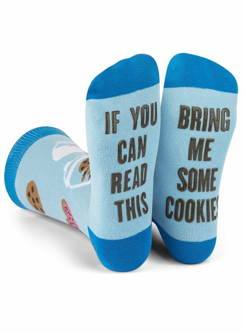 Socks Funny Warm Breathable Novelty White Elephant Gift Gifts for Men and Women Fantasy Outdoor Great with Camping Watching Football Gaming - Image 1