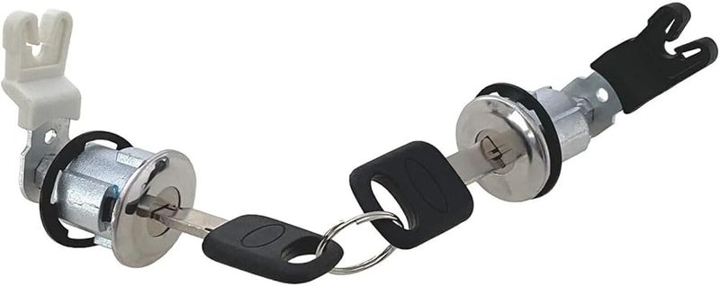 مجموعة أسطوانة قفل الباب ومفاتيح فورد ميركوري مازدا XL2Z7821990AC F87Z7821990BA - Image 1