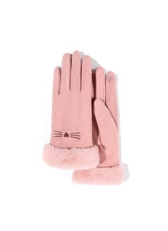 Women's Warm Plush Windproof And Cold Proof Lovely Gloves