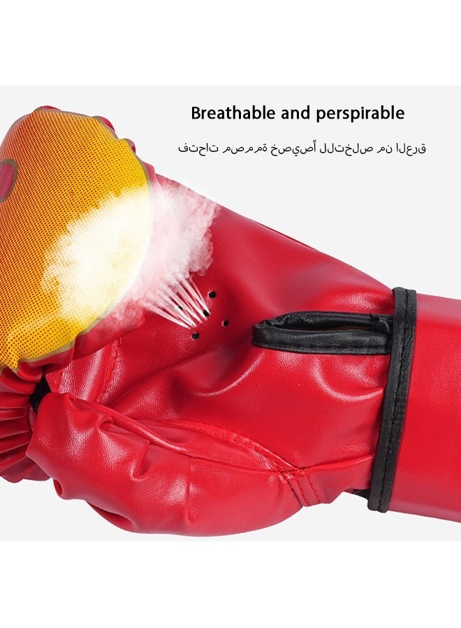 Boxing Gloves - Professional Training Sparring Gloves, 8 Oz Heavy Bag Punching Gloves for Kids, Kids Boxing Gloves for Boxing, Kickboxing, Karate, Muay Thai, MMA Training (8oz) - Image 5