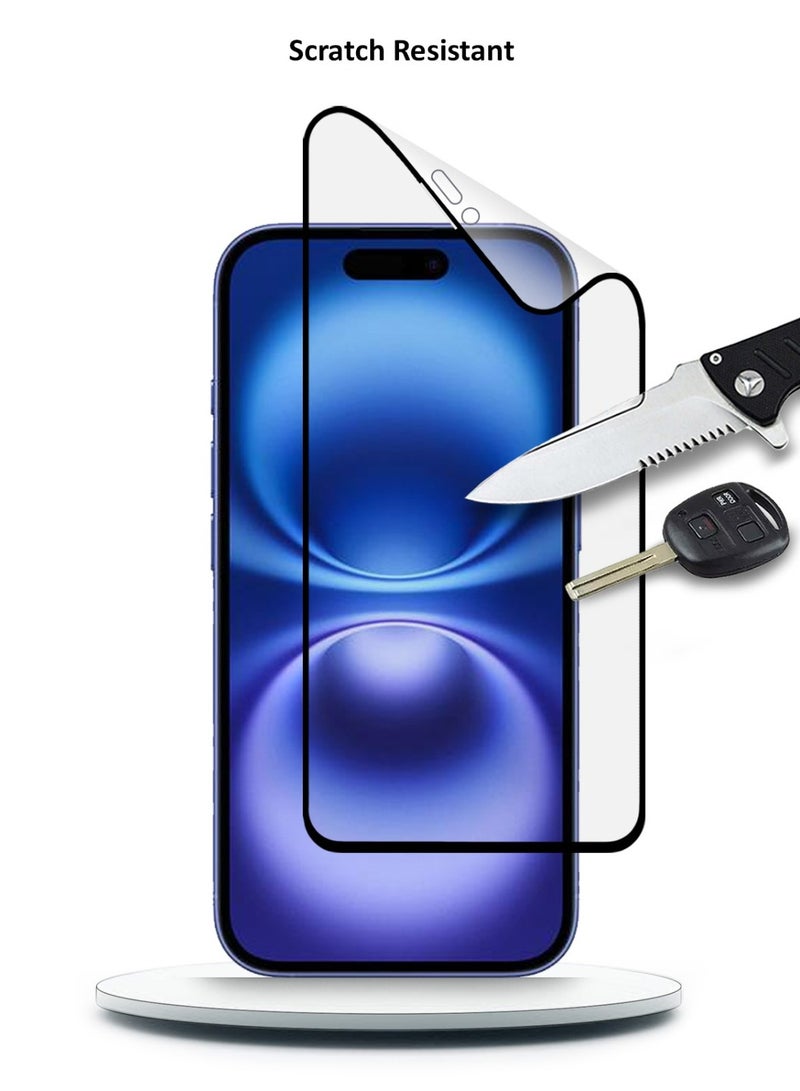 Techie 2 Pack 9D Matte Ceramic Screen Protector Film for Apple iPhone 16  – Smooth Feel Anti Fingerprint Bubble Free - Image 5