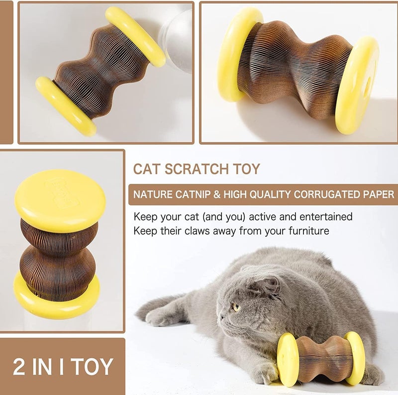Refillable Scratcher Toy for Cats, Interactive Kitty's Faithful Playmate, Reduce Obesity and Loneliness - Image 4