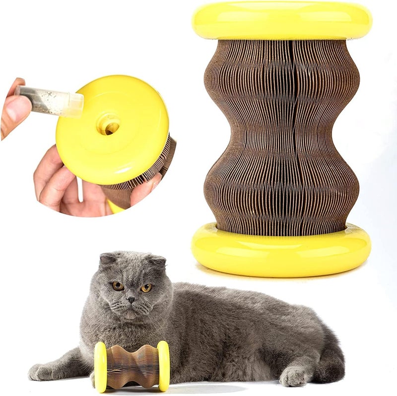 Refillable Scratcher Toy for Cats, Interactive Kitty's Faithful Playmate, Reduce Obesity and Loneliness - Image 1