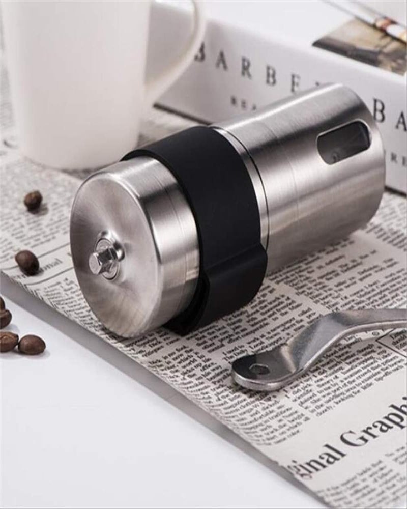 INOCEAN Coffee Grinder, Coffee Accessories, Coffee Machine Accessories, Stainless Steel Body, Tooth Handle, No Power, Whole Bean, Hand Coffee Grinder, Fast Grinding Portable, Birthday Gift - Image 3