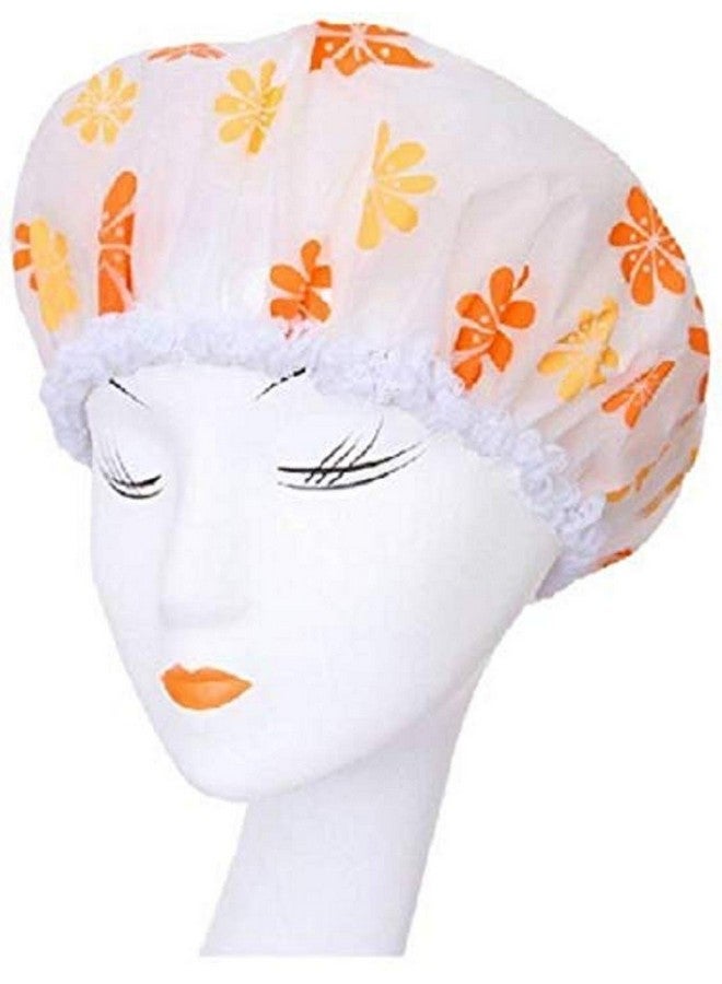 Big saving |3 Pieces Waterproof Reusable Bathroom Shower Caps for Women | (Multicolour) - Image 5