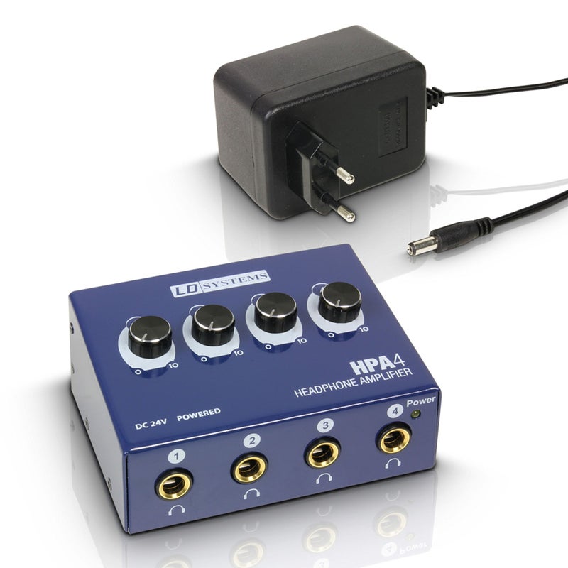 LD Systems HPA4-4-Channel Headphone Amplifier (LDHPA4) - Image 3