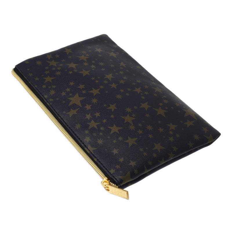 Large Capacity Travel Makeup Organizer Bag PU Leather Cosmetic Pouch Portable Toiletry Storage Case - Image 2