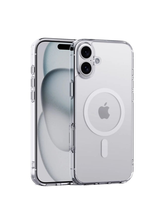 بروستايل جراب شفاف متوافق مع iPhone 16 MagSafe - غطاء شفاف رفيع مقاوم للصدمات مع حماية من الخدش والسقوط - Image 1