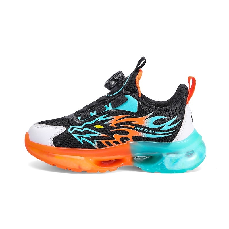 Boys And Girls Sneaker Swivel Button Torre Shoes Travel Shoes Children'S Shoes Spring Spring - Image 5