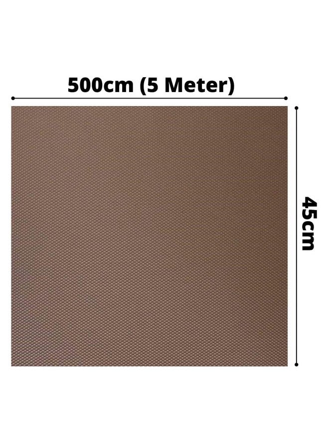 KayJen (45cmX5m) CoffeeBrown Food Grade EVA Anti Slip MatSheet for Fridge, Kitchen, Drawer, Shelf Liner, Table (Diamond Texture, CoffeeBrown) - Image 3