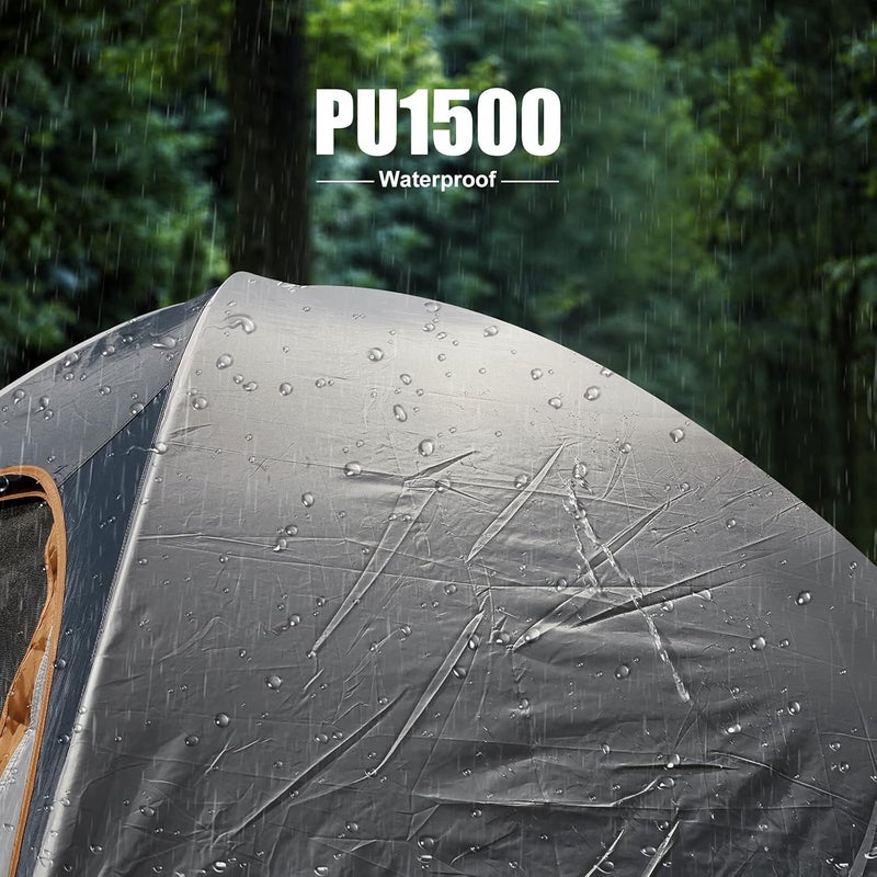 73Hours Camping Tent 2 Person, Waterproof Windproof Tent with Rainfly Easy Set up-Portable Dome Tents for Camping… - Image 4